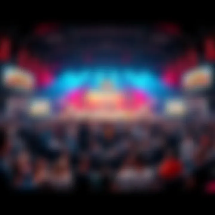 EVO Japan 2026 Street Fighter 6 Tournament A large crowd of gamers and fans at EVO Japan 2026, cheering as competitors battle in Street Fighter 6 on stage.
