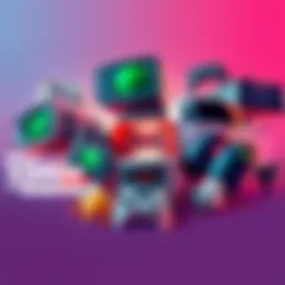 Evolution of Video Games A collage showing the progression of video games from retro consoles to modern gaming systems and VR headsets.