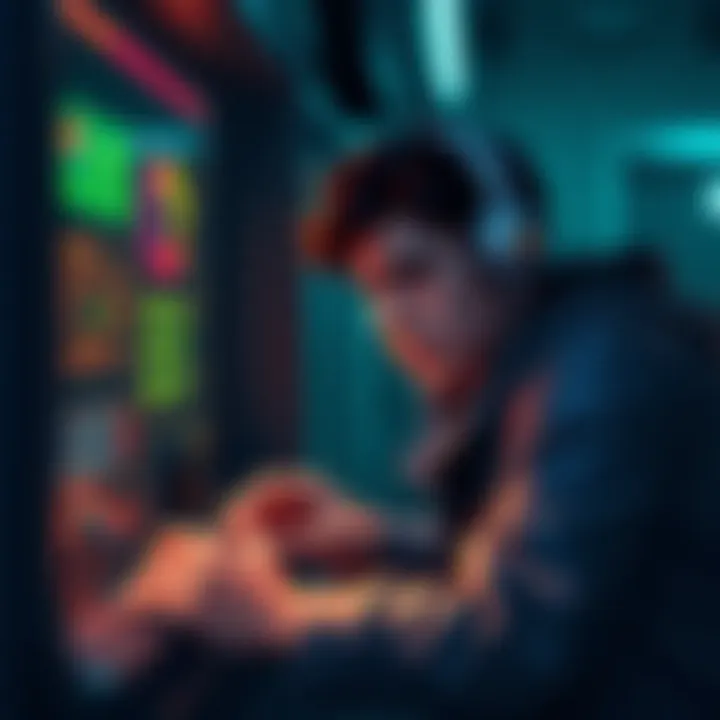 Evolve Stations in Book of Hours A person interacting with an Evolve station in the Book of Hours game, showing frustration on their face while trying to upgrade their Phost.