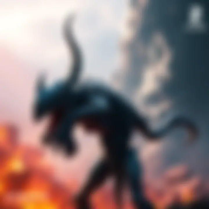 Artwork showing the character designs and environments planned for the canceled Evolve 2 game.