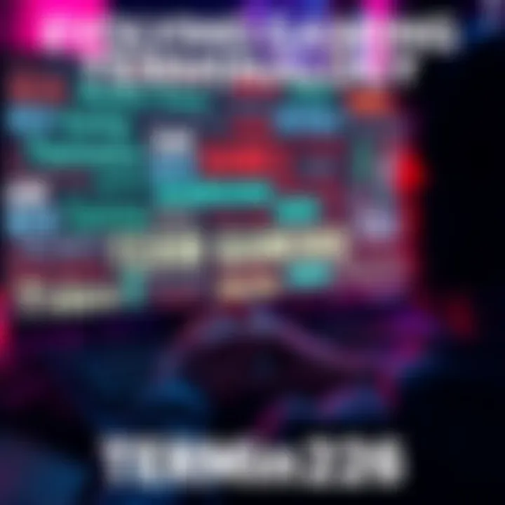 Evolving Gaming Terminology A gamer typing on a keyboard surrounded by new gaming terms and phrases on the screen