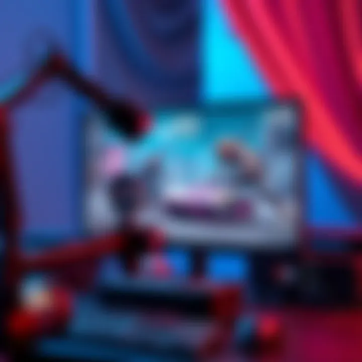 A live streaming setup with gameplay of Apex Legends on a computer screen
