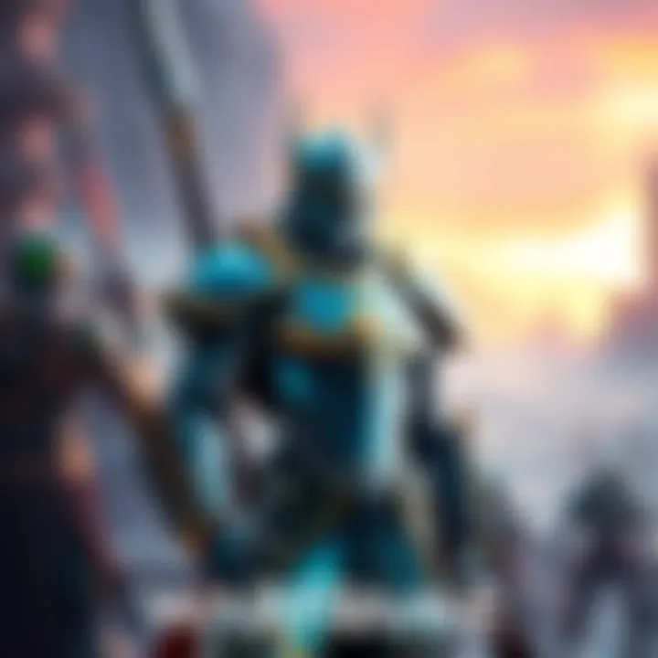 Excalibur at Level 30 in Warframe Excalibur character reaching level 30 in Warframe, showcasing its sleek design and armor, set against a vibrant battlefield background.