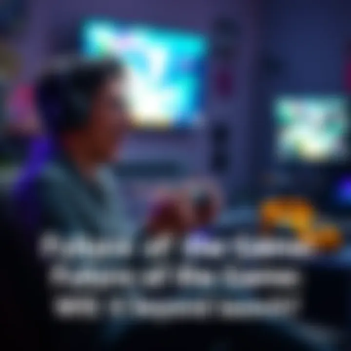 A new player sits with a game controller, showing excitement while playing a visually stunning video game, expressing hope and concerns about its future longevity.