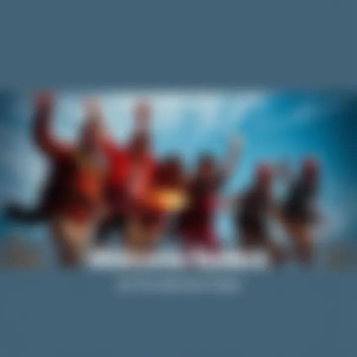 Exciting Adventure Scene A group of enthusiastic participants embarking on an outdoor adventure together, showcasing teamwork and excitement.