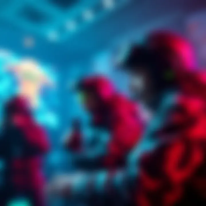 Group of gamers discussing new FPS titles for Xbox