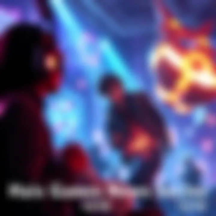 A vibrant scene showcasing a character in a thrilling game, surrounded by colorful visuals and dynamic effects, highlighting the impressive voice acting and music experience.