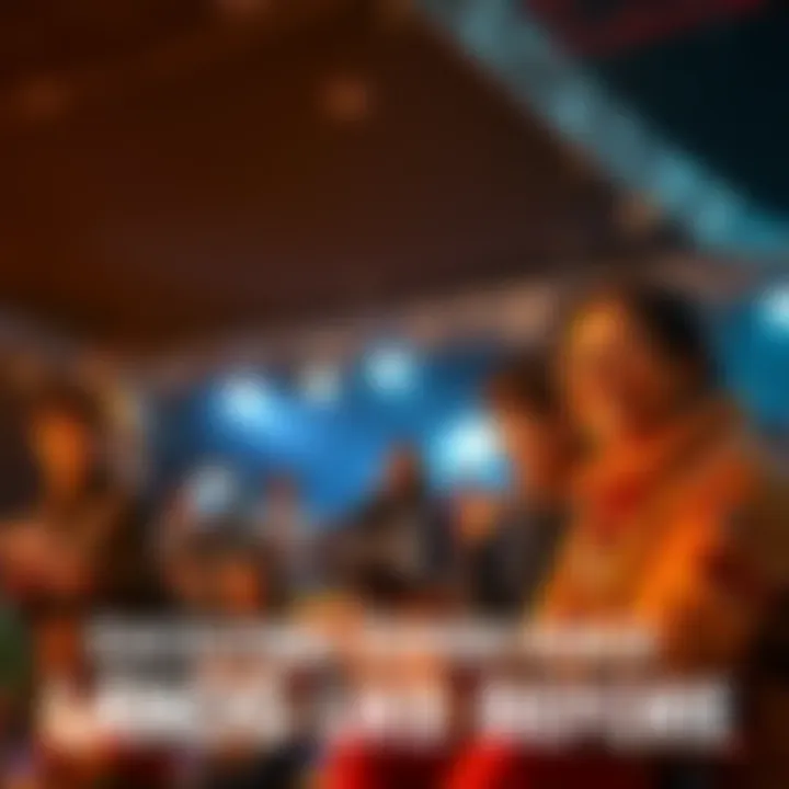 Participants enjoying an exciting landing event with smiles and camaraderie