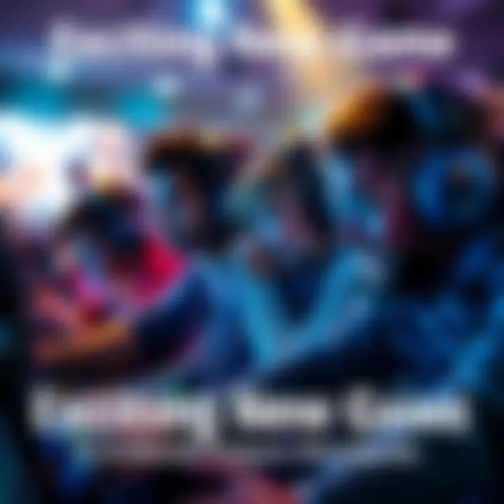 A group of players engaged in intense gameplay, showcasing the game's stunning visuals and exciting features.