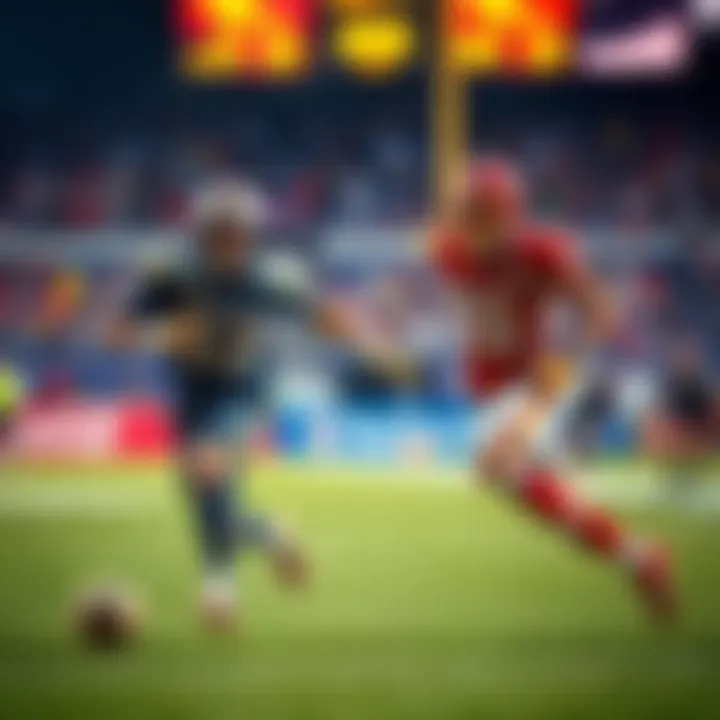 A dynamic duo of athletes showcasing their skills on the field, generating excitement among fans and experts.