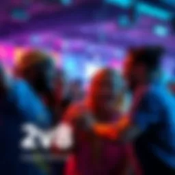 Exciting 2v8 Experience A group of people enjoying the 2v8 activity, laughing and interacting with each other, showcasing the fun atmosphere.