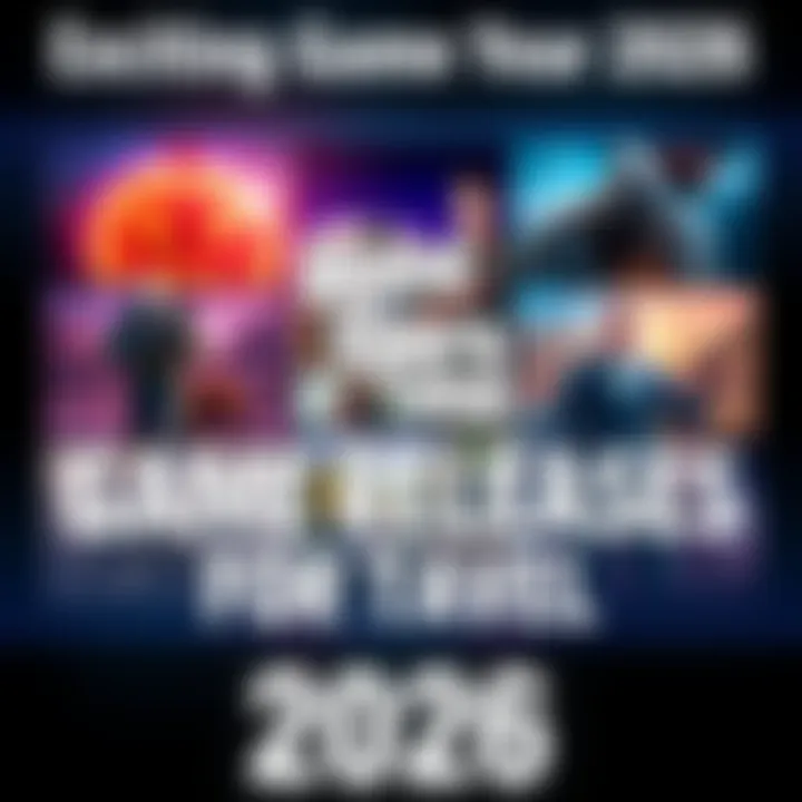 Exciting Game Releases for 2026 A collage of game covers including Halloween, Gears of War, and GTA6, showcasing the upcoming titles for 2026.