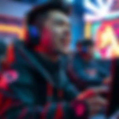 Exciting Gameplay Moment A person playing a video game character named V, showing excitement and a visible piercing, reflecting a personal connection to the character.