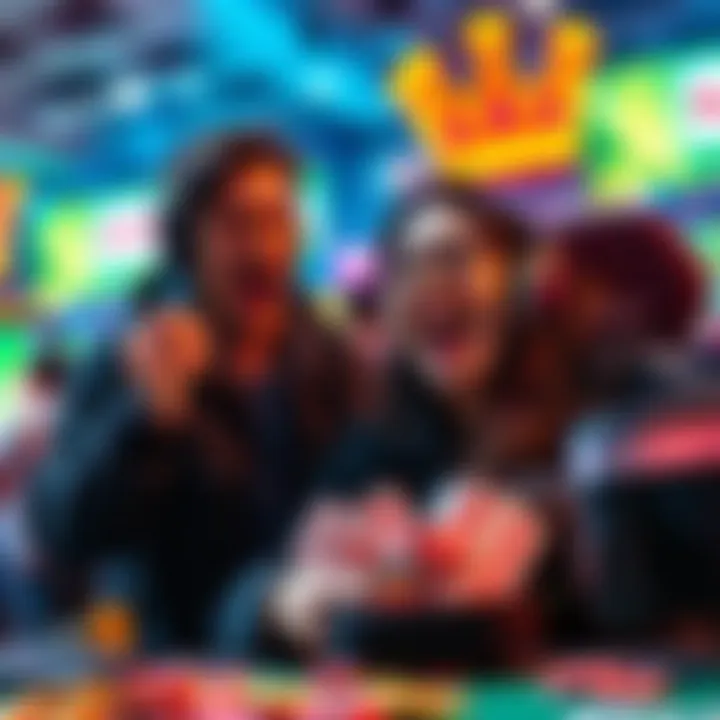 A player joyfully experiences a gaming session with v11s, showcasing their impressive haul and excitement