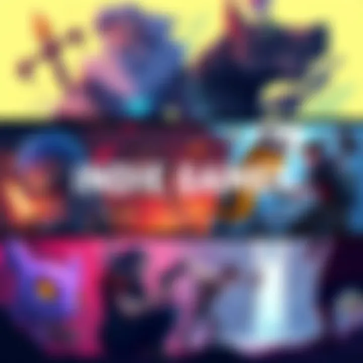 A colorful collage of indie game characters and scenes from Cairn, Surroundead, and Passant, showcasing their unique art styles and gameplay elements.
