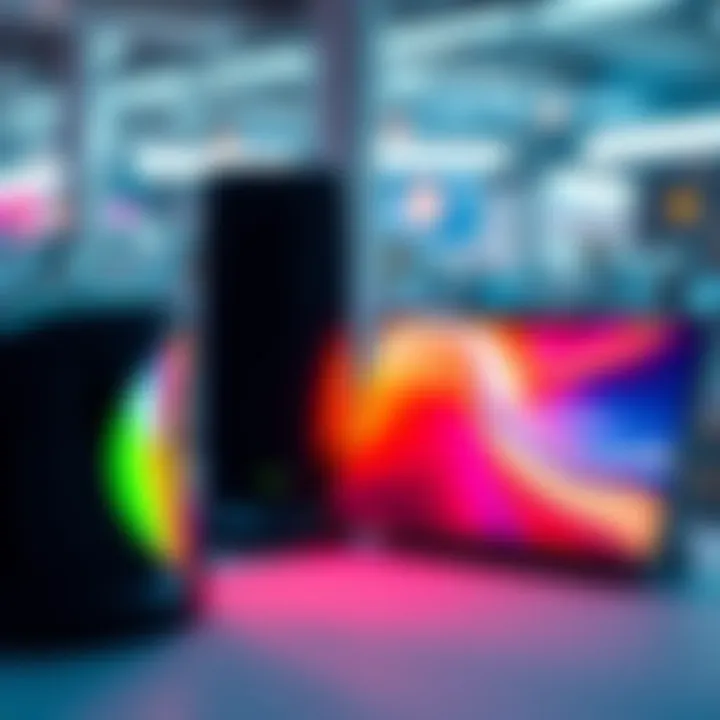 Exciting Innovations Two innovative products showcased with bright designs and features