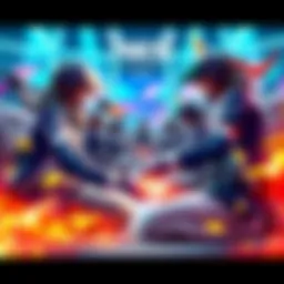 Exciting Matchup in Gaming Teams compete in the RES Unchained 4/BLAST Slam VII Closed Qualifiers with intense gameplay.