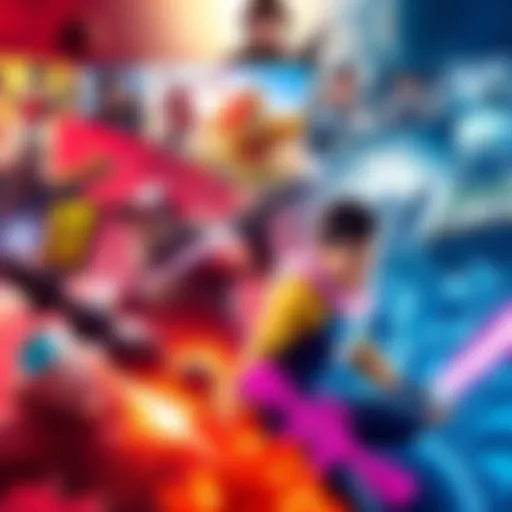 A colorful collage of upcoming video game covers and characters that are highly anticipated this month