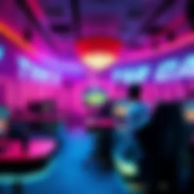 A vibrant gaming scene showcasing players in a smooth Diamond lobby, engaging in seamless gameplay and high-performance action.