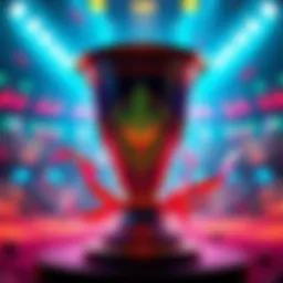 A visual representation of the rare ranked cup skin, showcasing its unique design and vibrant colors, appealing to competitive players worldwide.