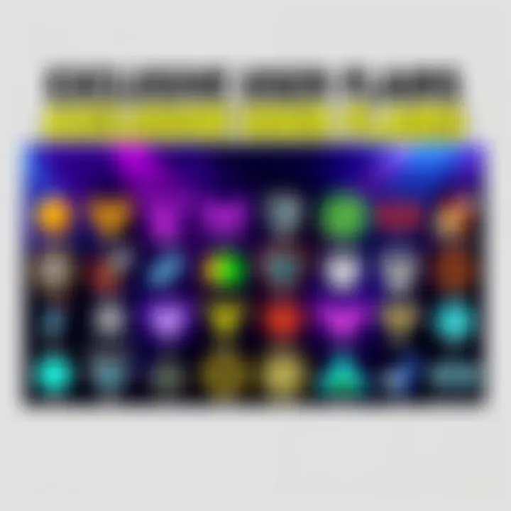 A graphic showcasing unique user flairs for ARCRaiders participants, featuring vibrant designs and personalization options.