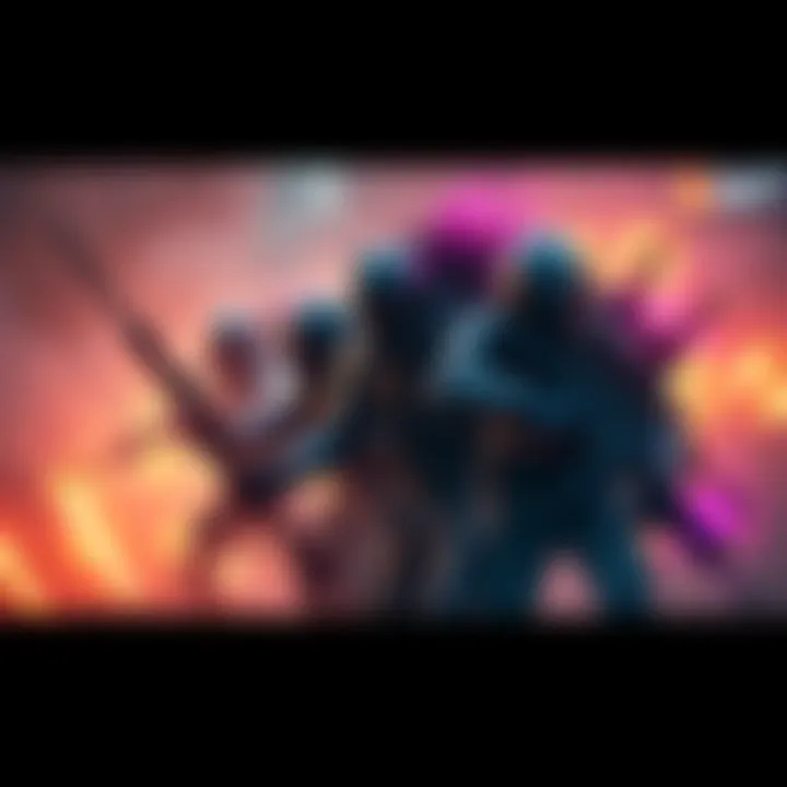 A group of players featuring the Executor class supporting each other during a hunt, showcasing teamwork and combat prowess.