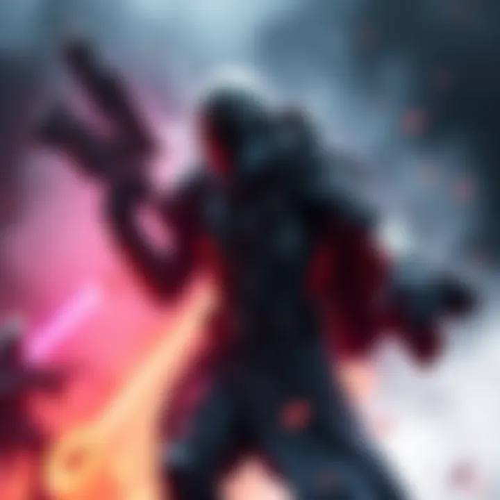 A character showcasing the new Exotic Armor adjustments with improved weapon stability and mobility in a PvP battle scene.