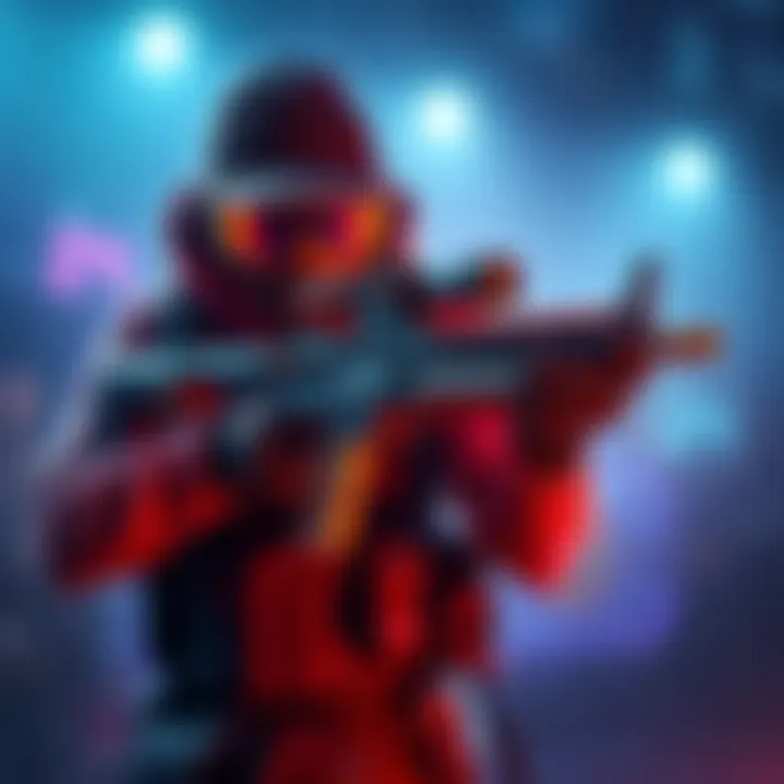 A player showcasing their favorite exotic LMG build in the game Tipping Scales, highlighting weapon details and gear setup.