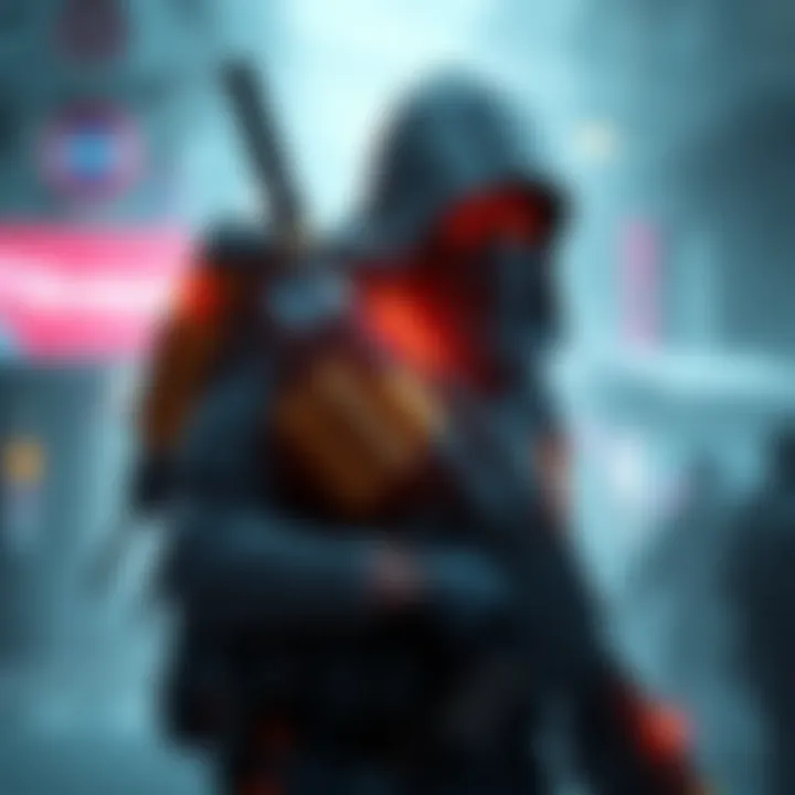Character showcasing exotic gear from The Division 2's loot pool