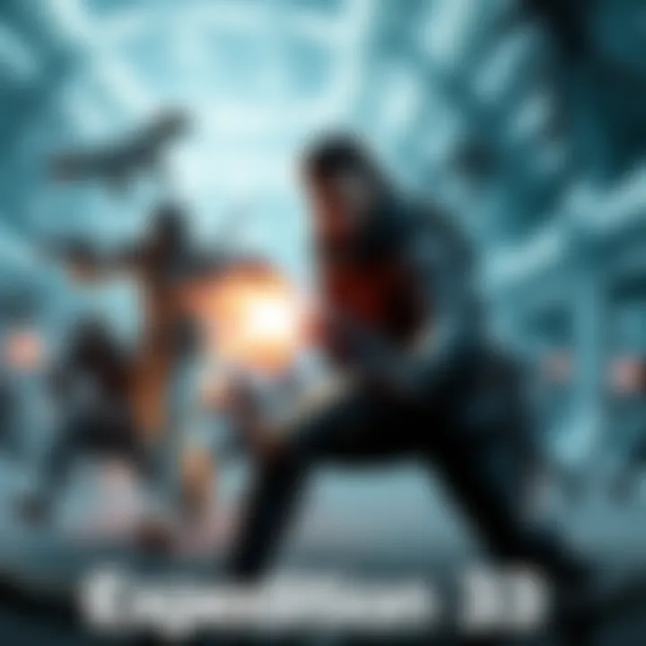 A character in a futuristic setting battles enemies with intense action, showcasing emotional storytelling and gameplay depth in Expedition 33.