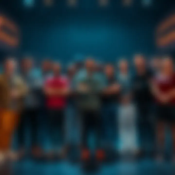 A diverse group of developers from the Expedition 33 team standing together, showing unity against racism and promoting inclusivity.