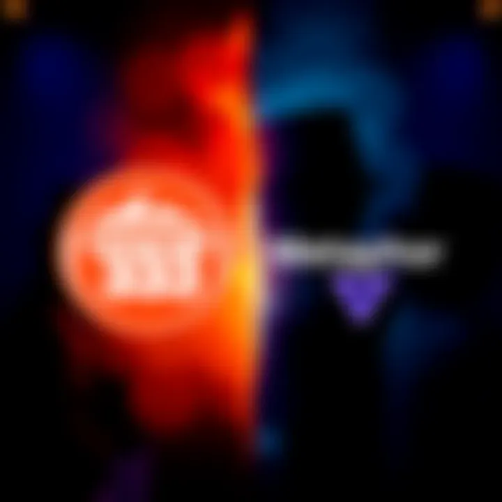 A graphical representation of Expedition 33 and Metaphor logos side by side with a debate theme