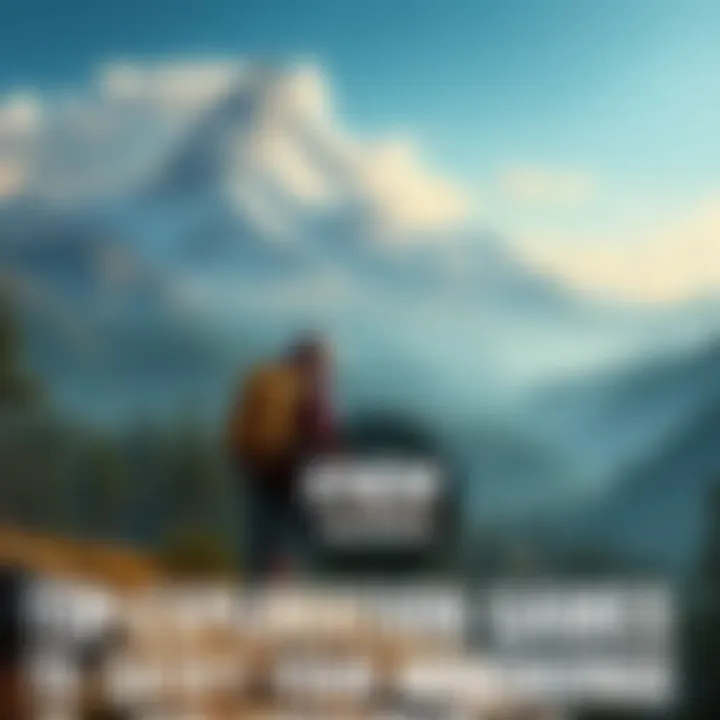 A player exploring a vast open-world environment with mountains and forests in the background, showcasing adventure in a video game setting.