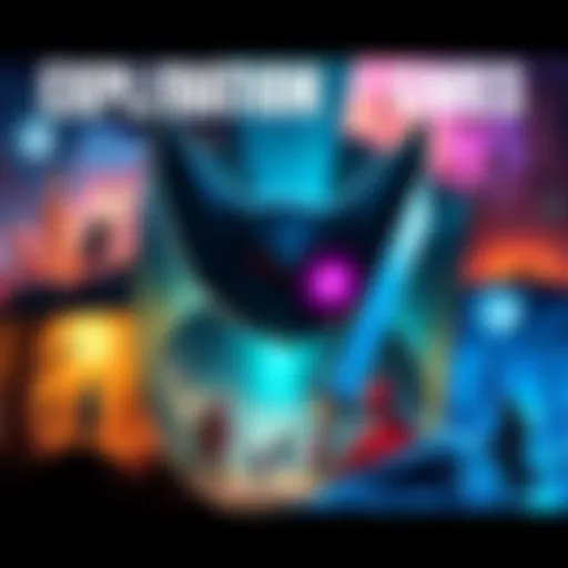 Exploration-themed Video Games A collage of exploration-themed video games showcasing imagery from Hollow Knight, Outer Wilds, Deepwoken, and Cairn, with characters and mystical environments