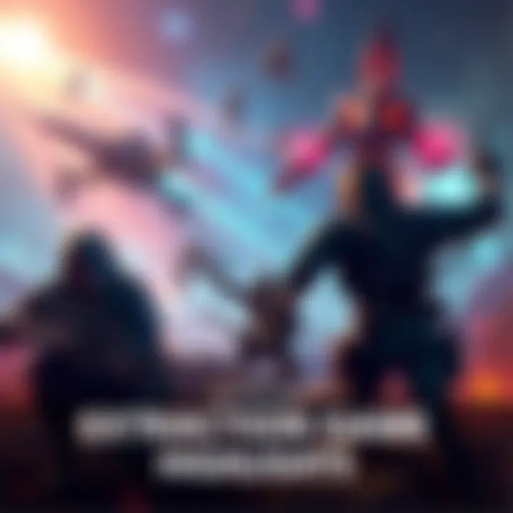 A dynamic scene showcasing unique gameplay mechanics of the extraction game, featuring players in action with colorful graphics and immersive environments.