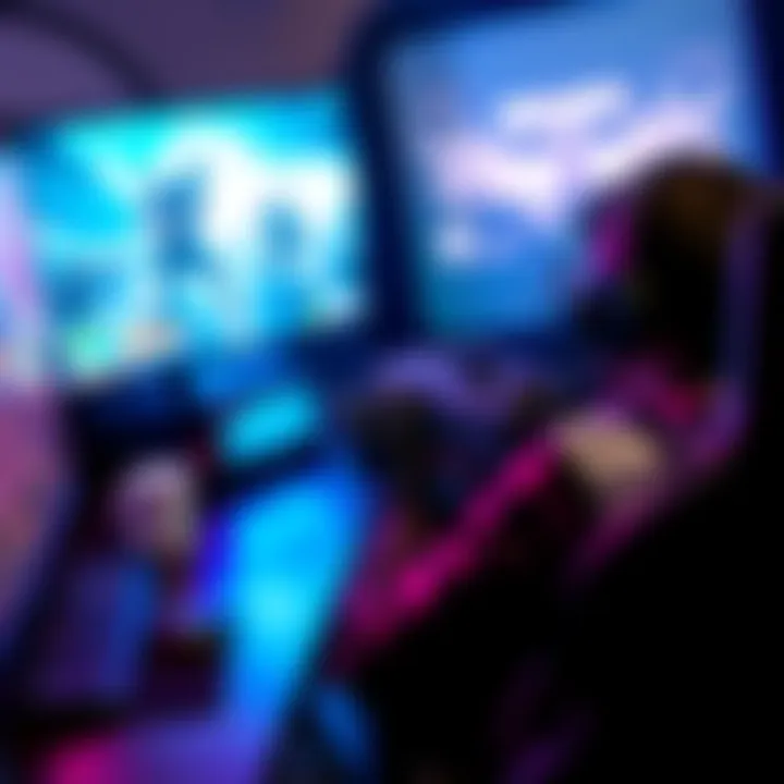 A gamer plays an extraction shooter on a low-end PC setup, showcasing simple graphics and gameplay.