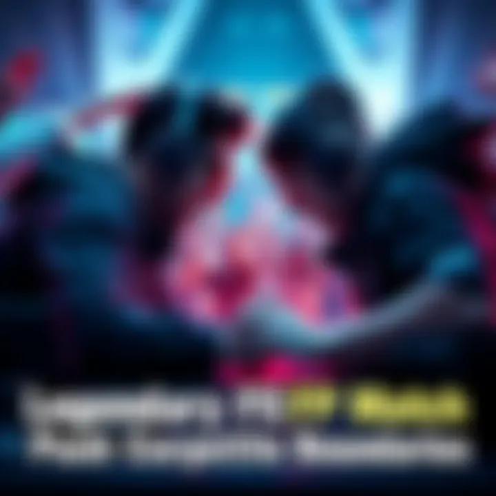 Two Free-to-Play gamers face off in an intense match, showcasing their skills and strategies while fans cheer in the background.