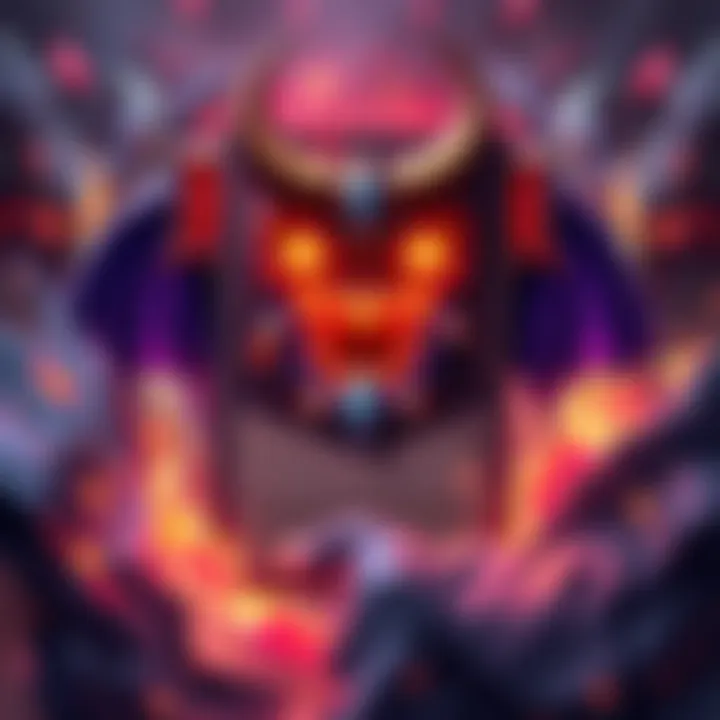 A vibrant card depicting the Face Your Demons design, showcasing its transition from a combo enabler to a disruptor
