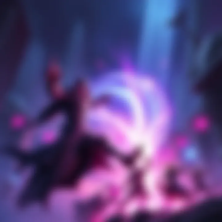 Faceless Void character casting Chronosphere in a battle scene with enemies caught inside