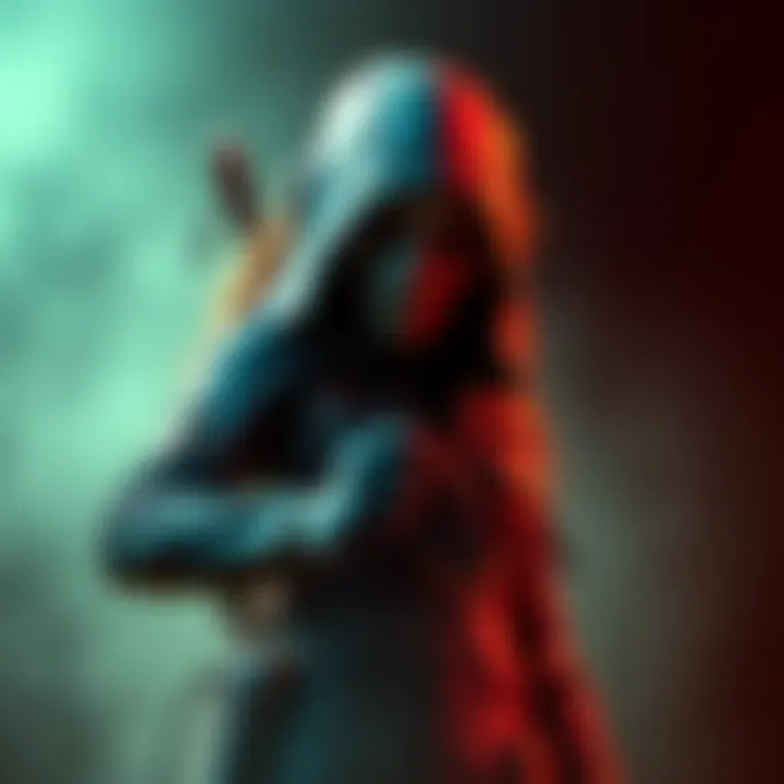 Facemelter Eddie character in Huntress outfit with custom audio features