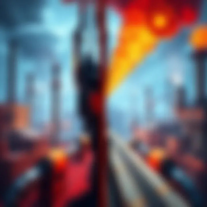 A split image showing gameplay from Factorio on one side and Satisfactory on the other, highlighting their different factory designs