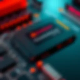 Failed Teamgroup GX2 SSD A close-up view of a Teamgroup GX2 256GB SSD with warning symbols, indicating it has failed.