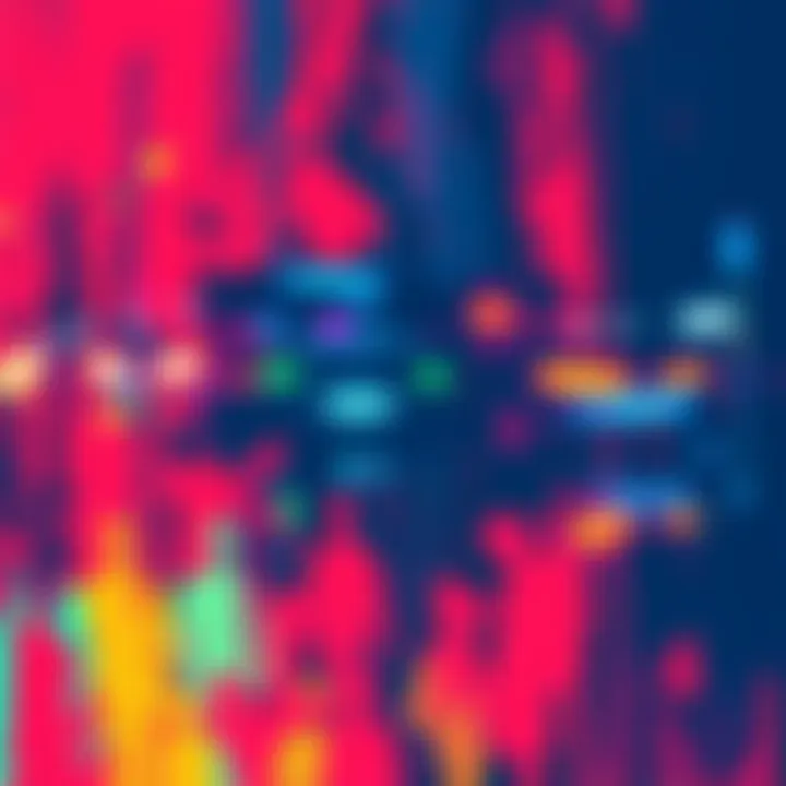 A creative artwork reflecting the emotions and colors of the Falke scene, showcasing vibrant brush strokes and unique textures.