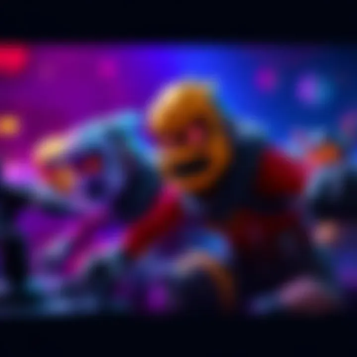 Colorful characters competing in Fall Guys ranked mode, showcasing excitement and gameplay.