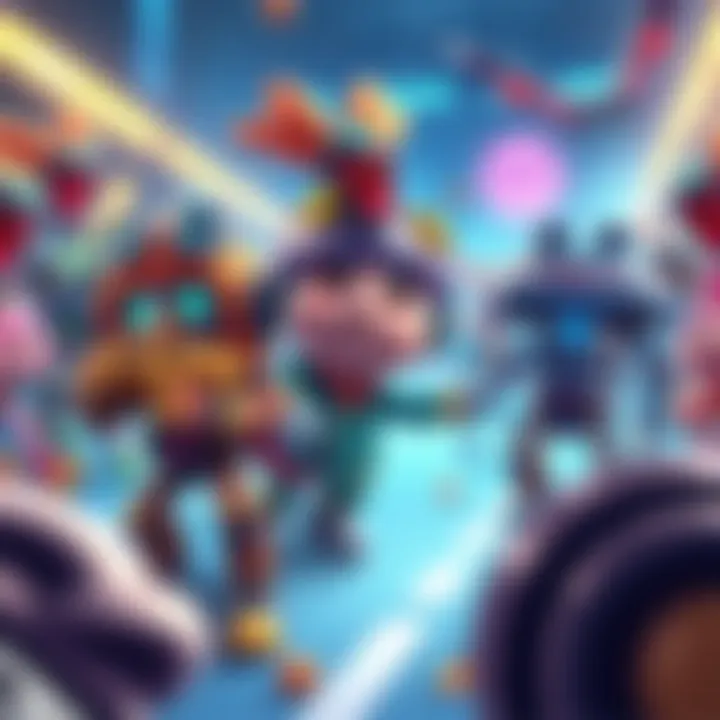 Colorful characters competing in a new ranked mode in Fall Guys, aiming for high ranks and exclusive rewards.