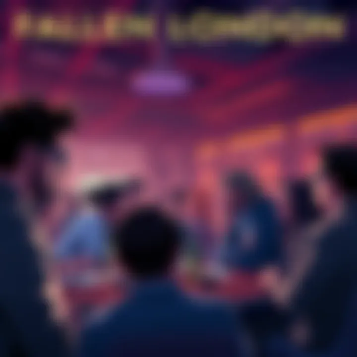 A group of people engaged in a lively discussion about Fallen London with questions and insights being shared