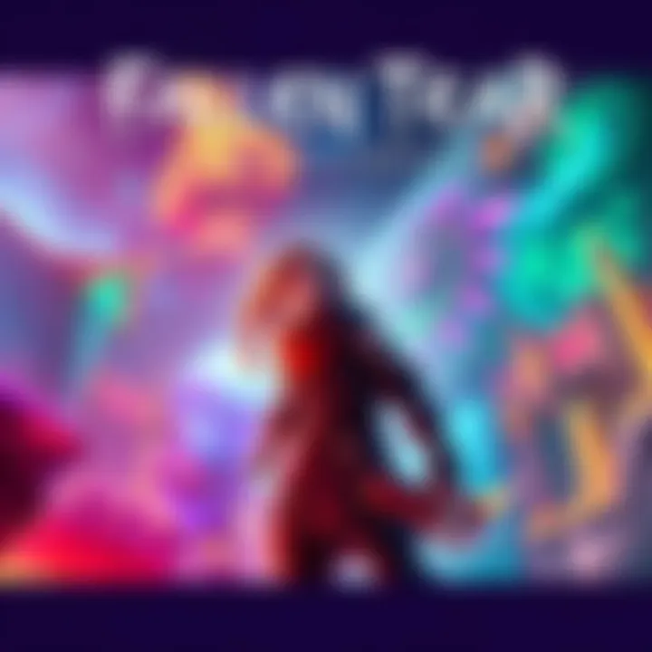 Exciting scene from Fallen Tear: The Ascension showing the main character in a vibrant world, ready for adventure