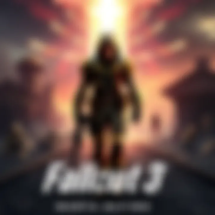 Cover art of Fallout 3 featuring a post-apocalyptic scene with a character in a vault suit.