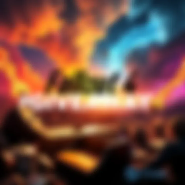 A colorful banner promoting a live giveaway for Fallout 4 Steam keys with gaming elements