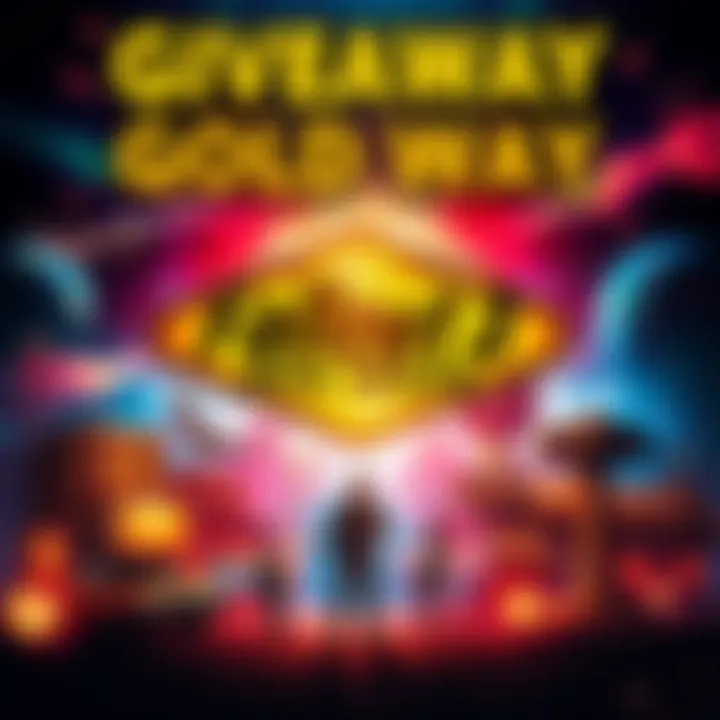 Colorful graphic promoting the giveaway of Fallout 3 and Fallout: New Vegas GOG codes with gaming elements